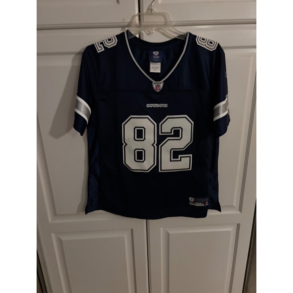 Reebok NFL Dallas Cowboys Jason Witten 82 Jersey Womens Large Navy Blue Football